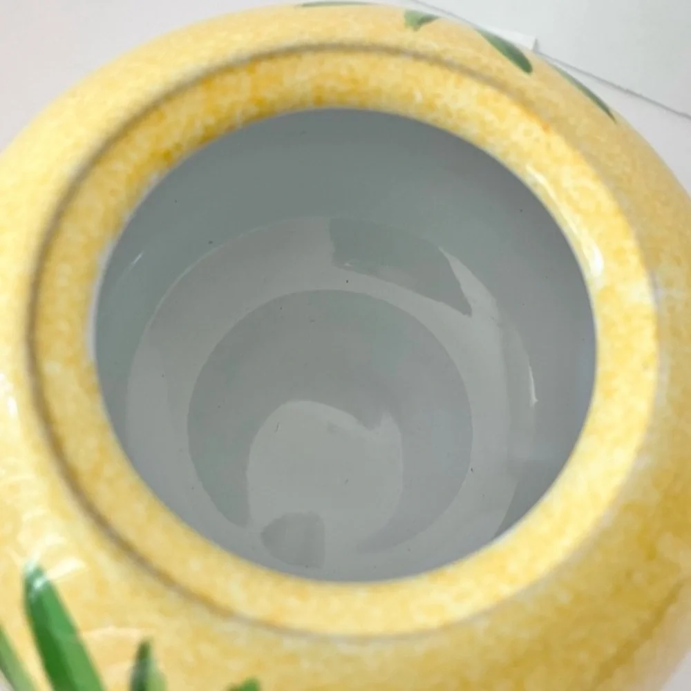 Present‎ Tense Home Artistry Anne Hathaway Palm Leaf Sugar Bowl
